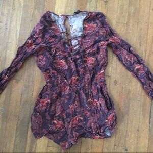 Paisley romper